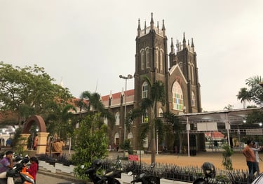 St Andrews Basilica, Arthunkal, Kerala, india