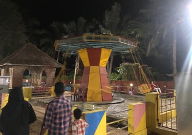 rides at Amaze World, Vijay beach, Alappuzha, Kerala, India