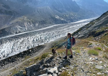argentier glacier walk, chamonix, France