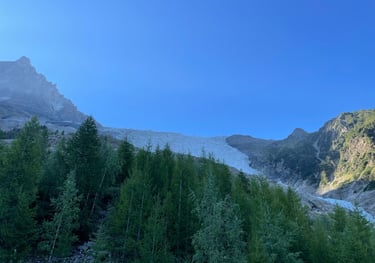 The Bossons Glacier, Chamonix, France