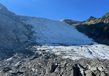 The Bossons Glacier, Chamonix, France
