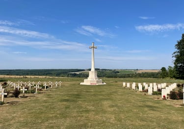 Thiepval war memorial, near Albert on the western front, France