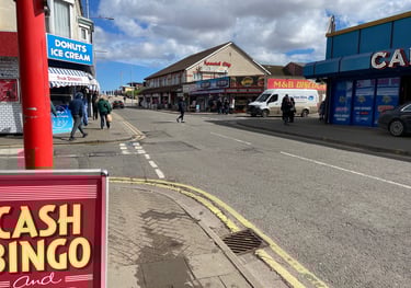 the main street in Mablethorpe