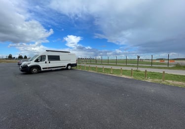 RAF conningsby runway viewing car park