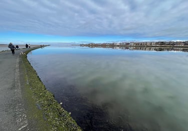 the lagoon at west kirby, the wir
