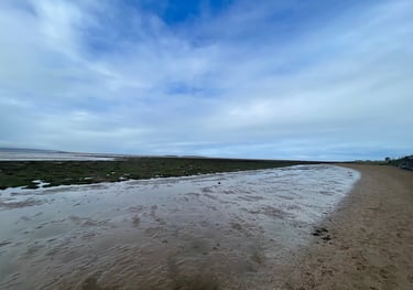 seafront between west Kirby and Hoylake