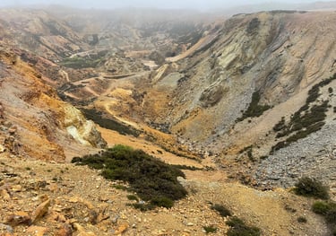 Parys mountain open pit, Anglesey