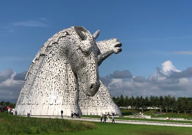 the Kelpies, Falkirk, Scotland