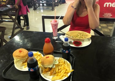 burgers at amaze world, Vijay beach, Alappuzha, Kerala, India