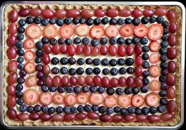 Fruit Pizza No Glaze