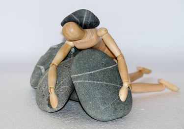 image suggerant la surcharge mentale ou physique et le stress burn out