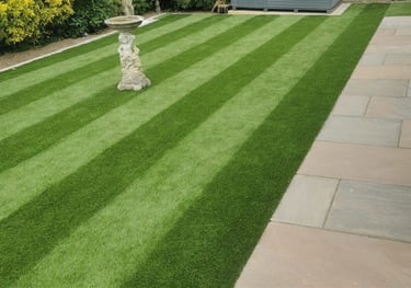 Creating stripes in your lawn