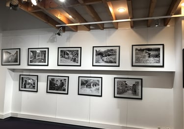 photo of the frames from the photo exhibition