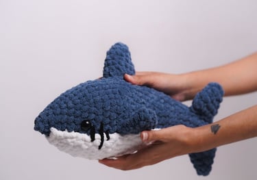 Chonky Shark Plushie from Munnsense Gift Shop