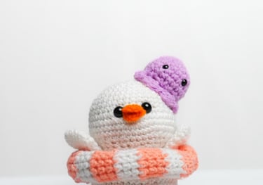 Swimming Duck Plushie from Munnsense Gift Shop