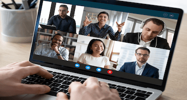Onsite virtual hybrid zoom teams meetings