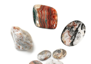 Les pierres naturelles Agate crazy Les Couleurs de Lo