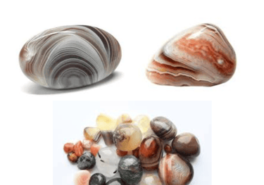 Les pierres naturelles Agate du Botswana Les Couleurs de Lo