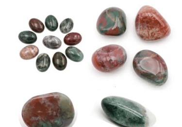 Les pierres naturelles Agate indienne Les Couleurs de Lo
