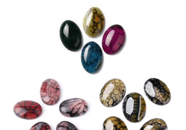 Les pierres naturelles Agate veine de dragon Les Couleurs de Lo