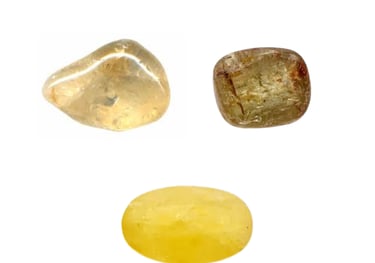 Les pierres naturelles Apatite jaune Les Couleurs de Lo