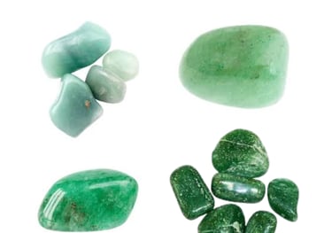 Les pierres naturelles Aventurine verte Les Couleurs de Lo