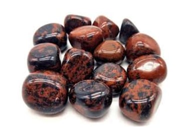 Les pierres naturelles Obsidienne acajou Les Couleurs de Lo