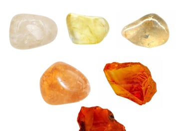 Les pierres naturelles Citrine Les Couleurs de Lo