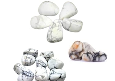 Les pierres naturelles Howlite Les Couleurs de Lo