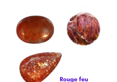 Les pierres naturelles Pierre de soleil rouge Les Couleurs de Lo