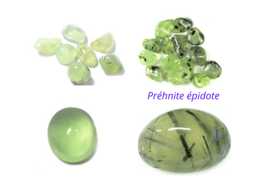 Les pierres naturelles Préhnite Les Couleurs de Lo