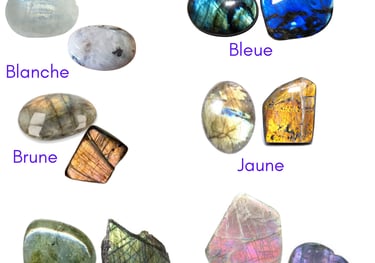 Les pierres naturelles Labradorite  Les Couleurs de Lo