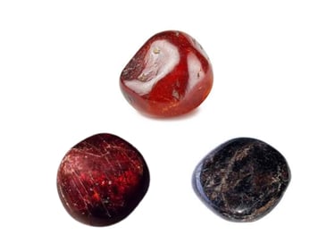 Les pierres naturelles Grenat rouge Les Couleurs de Lo