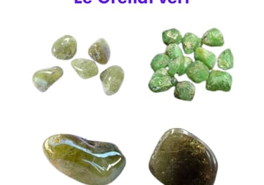 Les pierres naturelles Grenat vert Les Couleurs de Lo