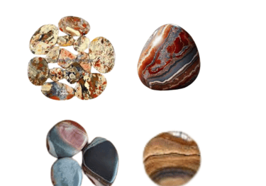 Les pierres naturelles Jaspe arc-en-ciel Les Couleurs de Lo