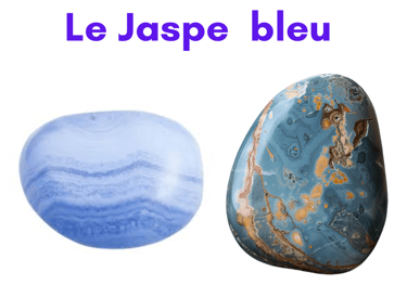 Les pierres naturelles Jaspe bleu Les Couleurs de Lo