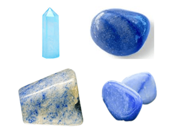 Les pierres naturelles Quartz bleu Les Couleurs de Lo