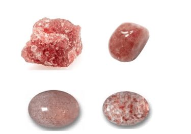 Les pierres naturelles Quartz fraise Les Couleurs de Lo