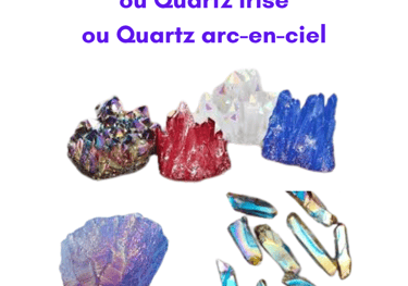 Les pierres naturelles Quartz mystique Les Couleurs de Lo