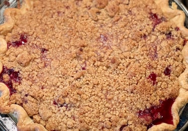 cherry peach pie