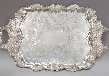 Bandeja de plata a peso