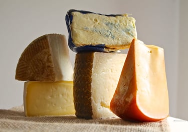 variedad de quesos