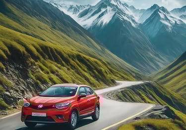 car rental for hill area