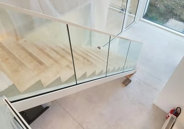 garde corps en verre trempé 