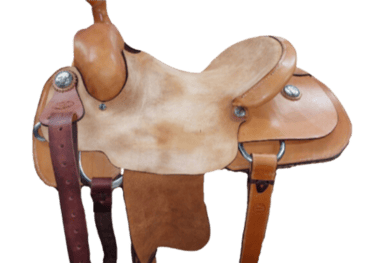 Custom Saddle with a Natural Finish