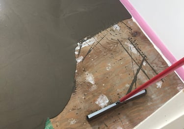 Image showing manual floor leveling