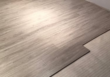 Image showing example of laminate flooring installation