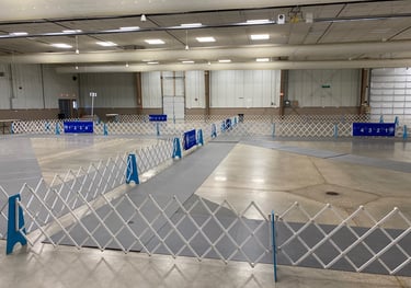 Christensen Field set up Conformation Show PVKC