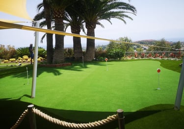 Luxury artificial grass landscaping Marbella