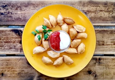 fried dumplings Snekutis